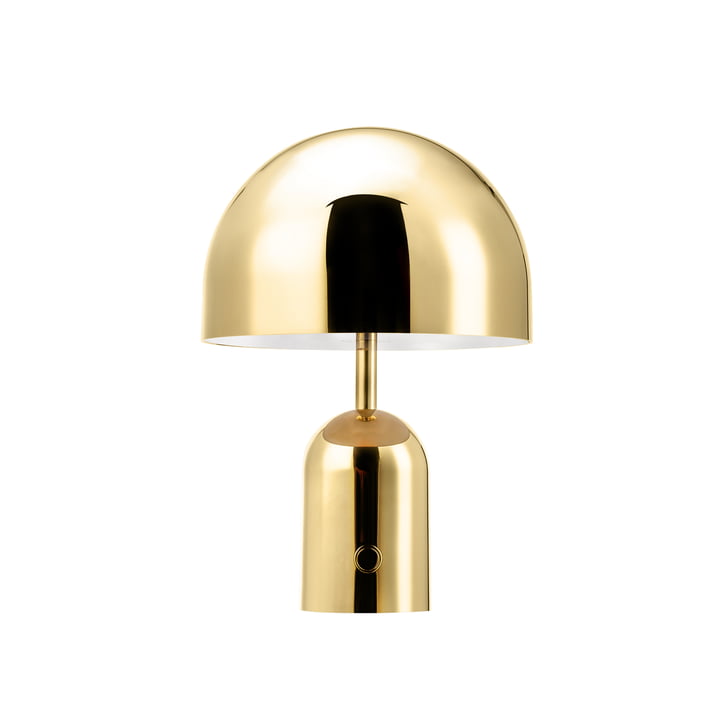 Tom Dixon - Bell LED bordlampe med batteri, guld