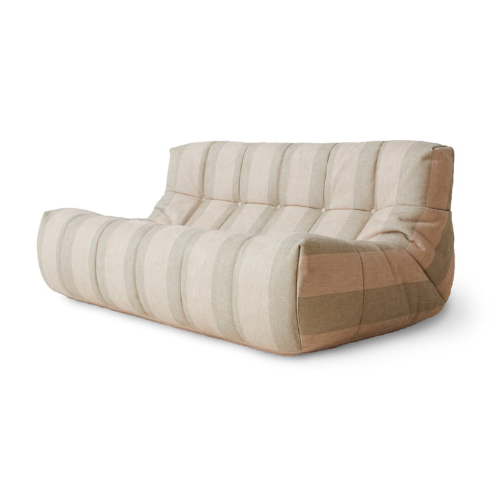 HKliving - Lazy Lounge Sofa, 2-personers, lodge