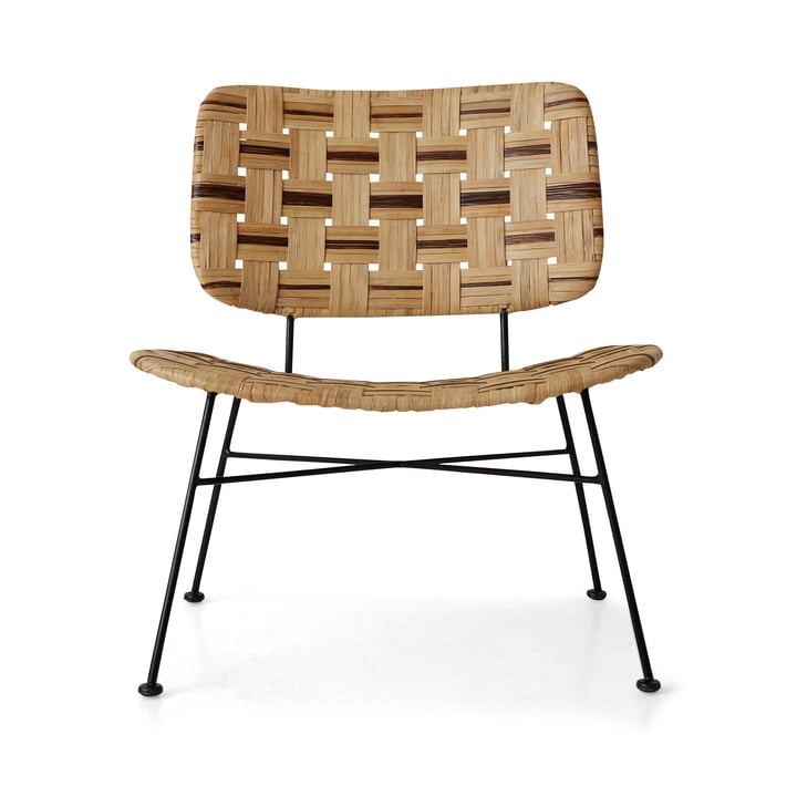 HKliving - Rattan loungestol, natur