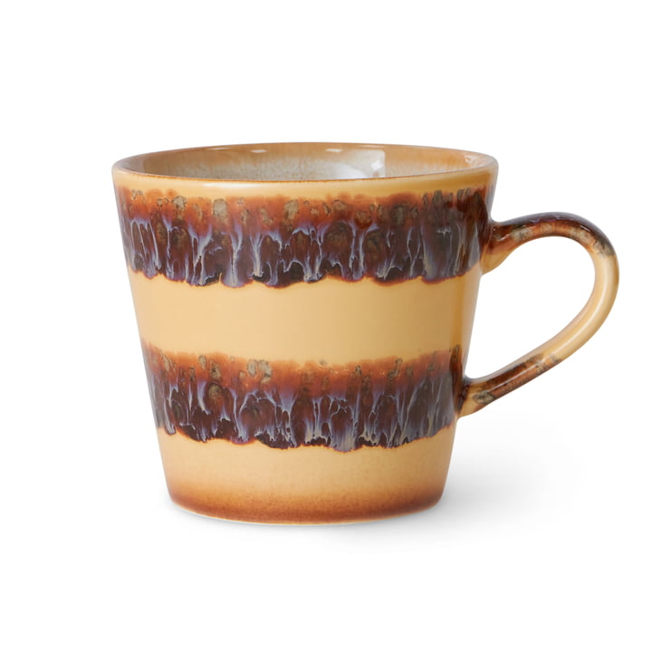 HKliving - 70's Cappuccino Cup 330 ml, klipper