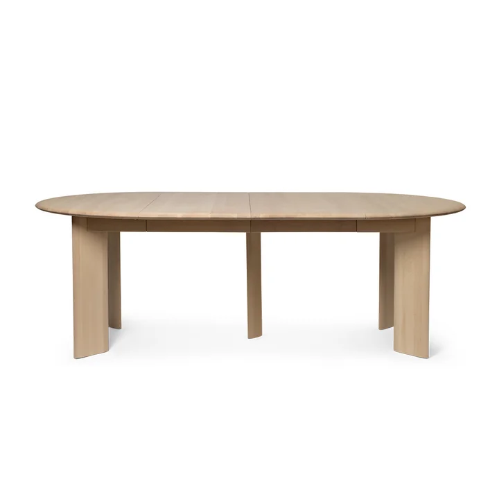 Ferm Living - Bevel udtræksbord, hvidolieret bøg