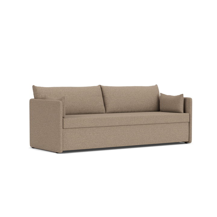 Audo - Offset sovesofa, 3-personers, flint (Yarn Collective Logan)