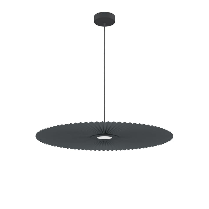 Hartô - Carmen LED pendel M, Ø 90 cm, skifergrå (RAL 7016)