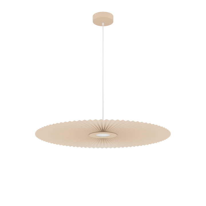 Hartô - Carmen LED pendel M, Ø 90 cm, gyldent sand (RAL 1015)