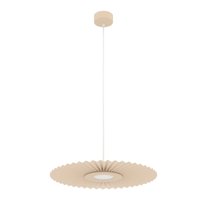 Hartô - Carmen LED pendel S, Ø 50 cm, gyldent sand (RAL 1015)