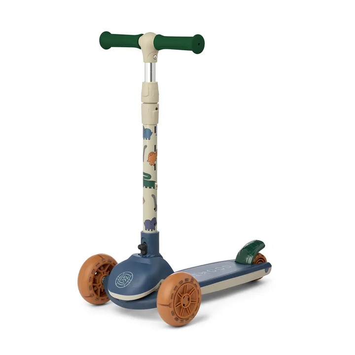 LIEWOOD - Saira Scooter, Dinosaurer / tåge