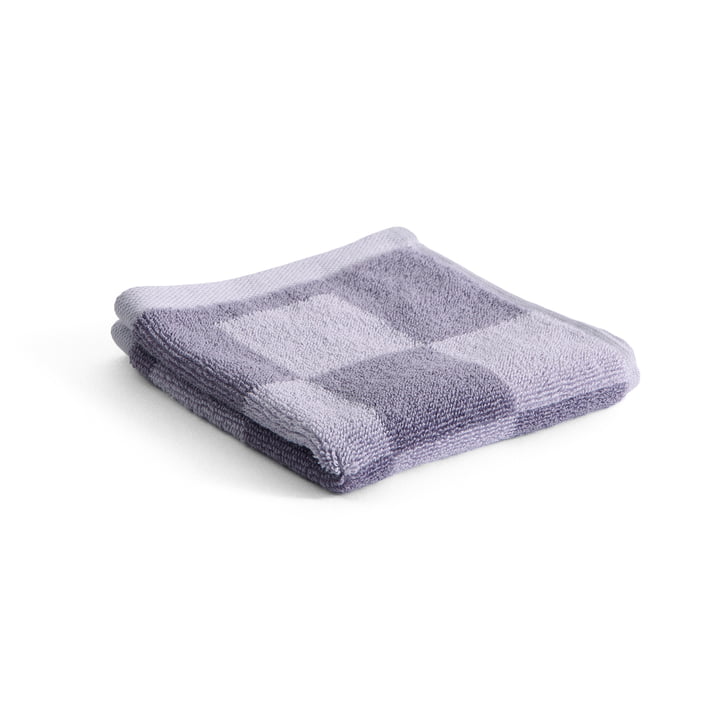 HAY - Check vaskeklud, 30 x 30 cm, lavendel
