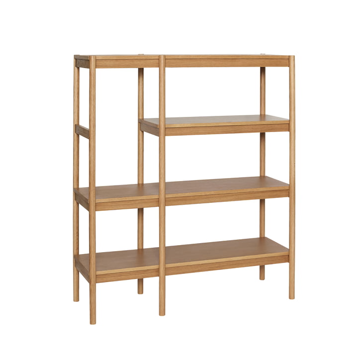 Hübsch Interior - Seize stående hylde 120 x 42 x 140 cm, eg