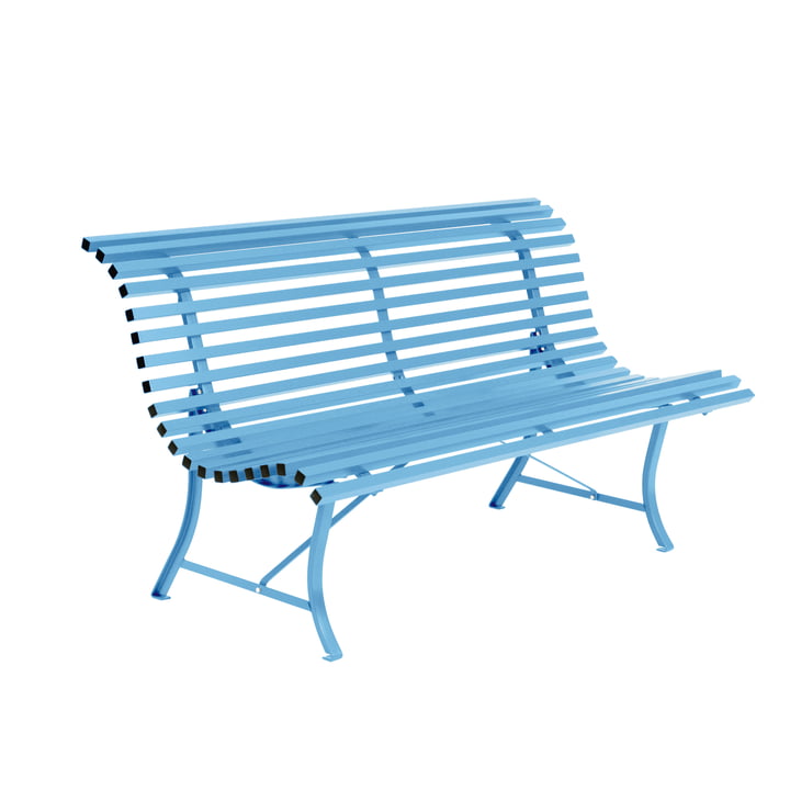Fermob - Louisiane bænk, 150 cm, maya blue