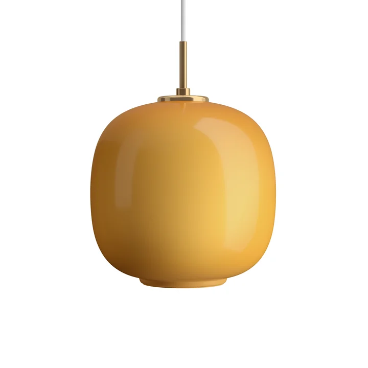 Louis Poulsen - VL45 Radiohus pendel, Ø 25 cm, messing / blank rav