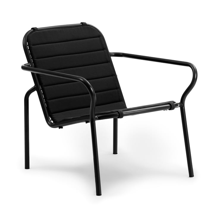 Normann Copenhagen - Vig Lounge Chair med sædehynde, sort