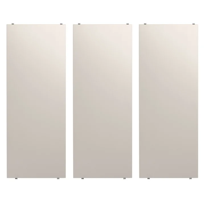 String - Hylde 78 x 30 cm (pakke med 3), beige