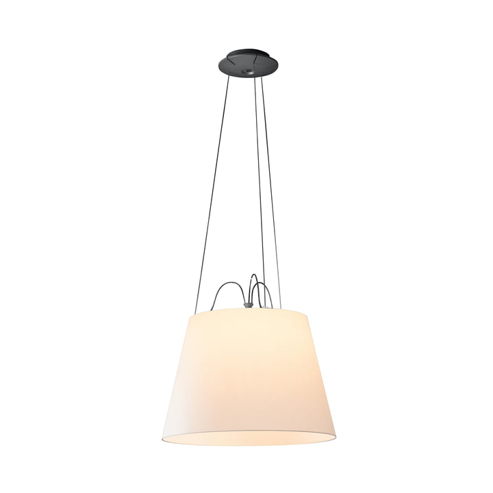 Artemide-Tolomeo-Mega-Suspension-Pendelleuchte-aluminium-Pergamentschirm-H-29-cm-x-42-cm