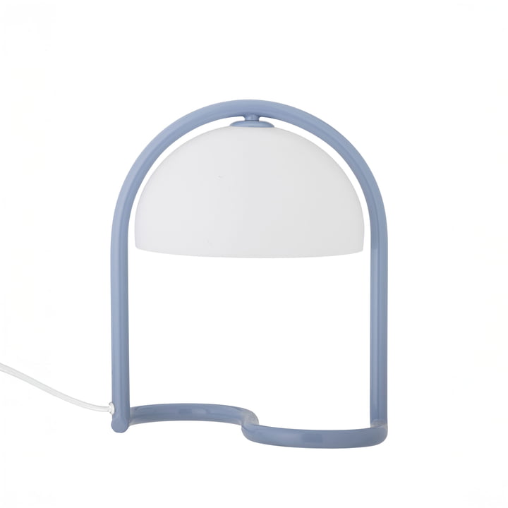 Bloomingville - Favor bordlampe, Ø 24,5 x 29,5 cm, blå
