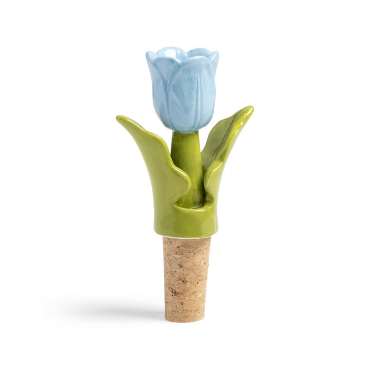 & klevering - Tulipan flaskeprop, blå