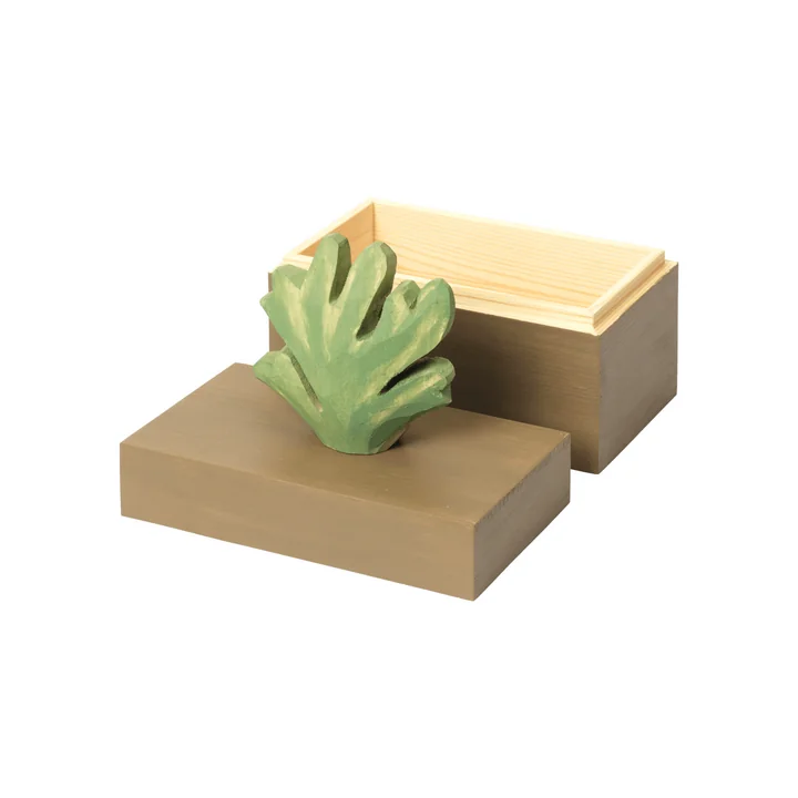 Ferm Living - Harbour koral, H 17 x 14,5 cm, mistelten / solbrun