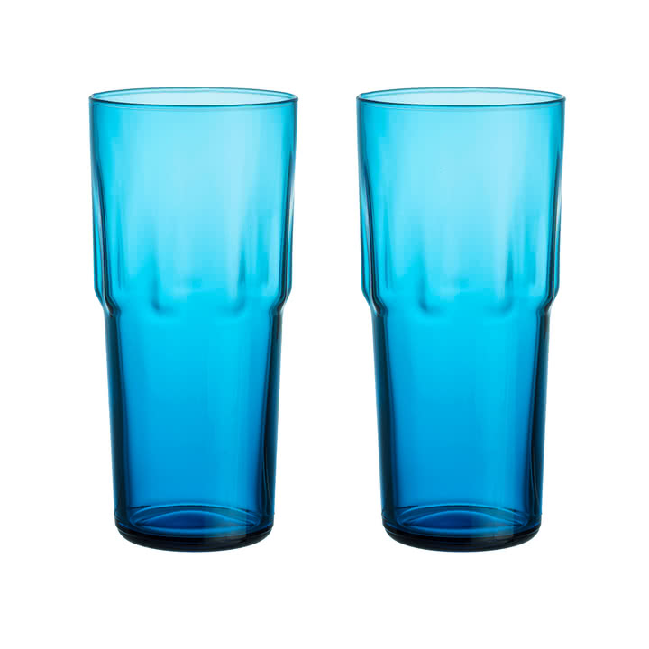 Iittala - Solare drikkeglas, 0,39 l, elektrisk blå (sæt med 2)