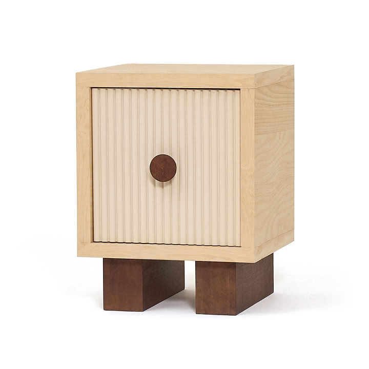 Nobodinoz x Heju - Sengebord H 52 cm, natur ask