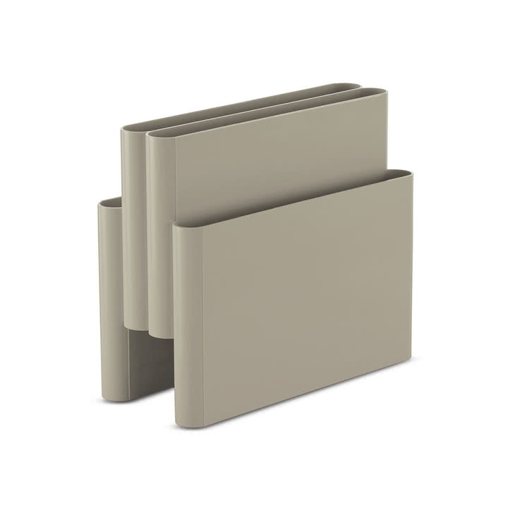 Kartell - Magasinholder med fire lommer, taupe