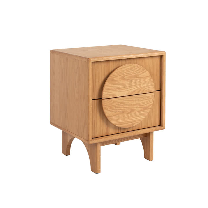 Zuiver – Groove sengebord, egetræ