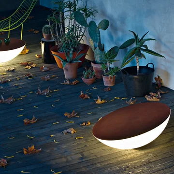 Foscarini Solar udendørs standerlampe i brun