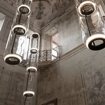 Noctambule LED Pendant Lamp S3 High Cylinder af Flos