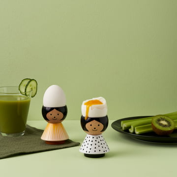 Bordfolk Egg Cup Girls af Lucie Kaas