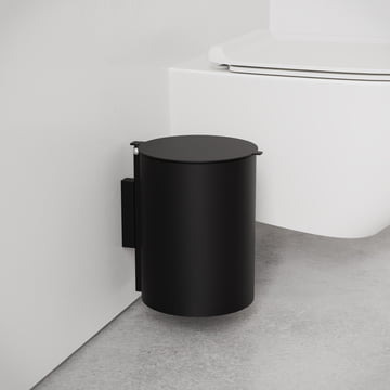 Badeværelses skraldespand, sort fra Nichba Design