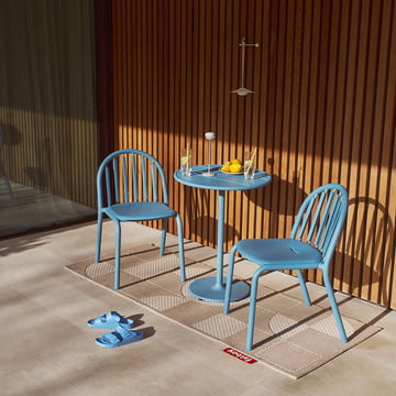 Freds udendørsbord Ø 60 cm + stol (sæt af 2) fra Fatboy