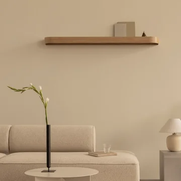 Audo - Epoch væg knagerække, L 118 cm, naturlig eg/tåge