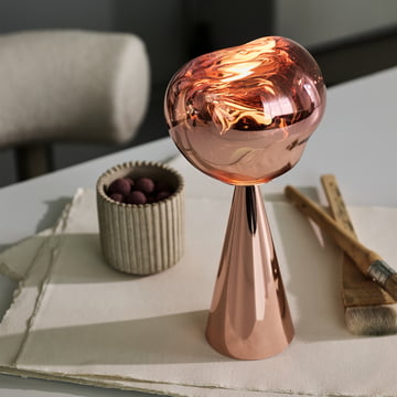 Tom Dixon - Melt LED bordlampe med batteri, kobber