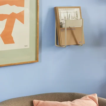 Hübsch Interior - Mellemmagasinholder, lysegrå
