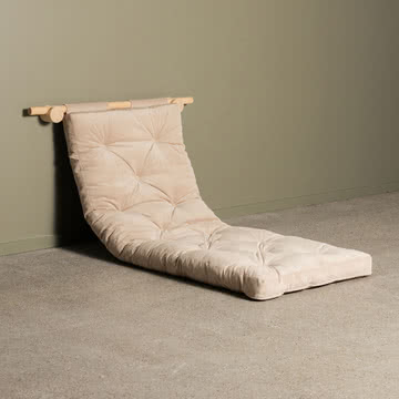 Karup Design - Hooked 75 sovesofa inkl. Bravo madras 75 x 200 cm, elfenben