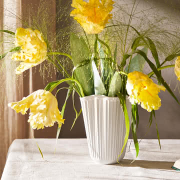 Kähler Design - Hammershøi Unfold Vase, H 20,5 cm, hvid
