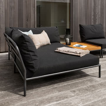 HOUE - Level 2 Cozy Sofa, venstre, mørkegrå/ charcoal