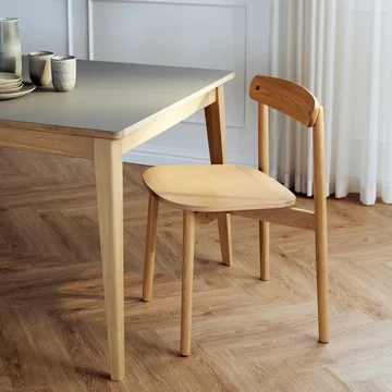 Andersen Furniture - Unite stol, hvidpigmenteret eg