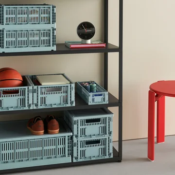 HAY - Color Crate kurve, støvet blå, genbrugt