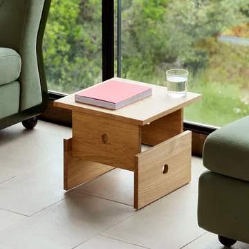 HAY - Woodbox sofabord, olieret eg