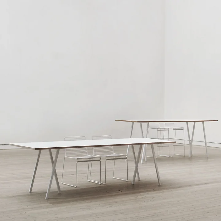 ///HAY Loop Stand Tische, weiß