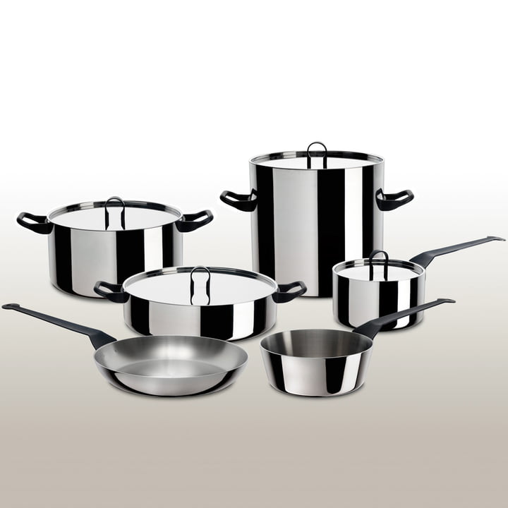 Alessi La Cintura di Orione serie af gryder og pander af Alessi