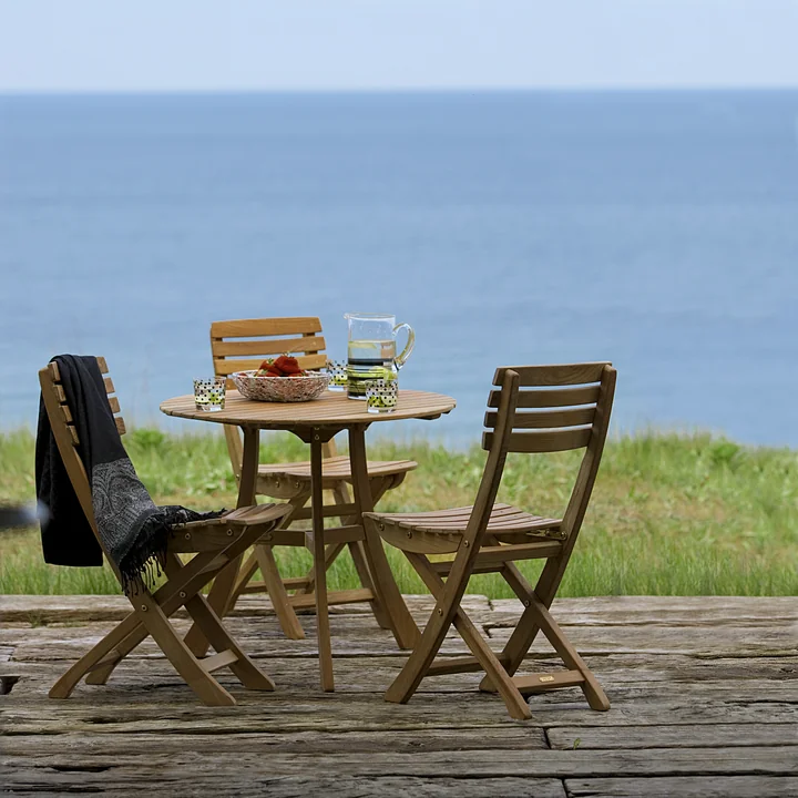 Robust og vejrbestandig: Skagerak Vendia bord og stole