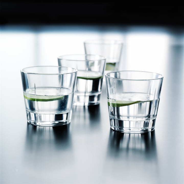 Stilfuldt whiskyglas i et sæt