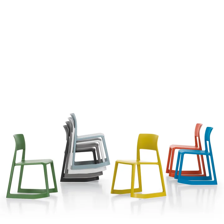 Tip Ton stol fra Vitra i forskellige farver