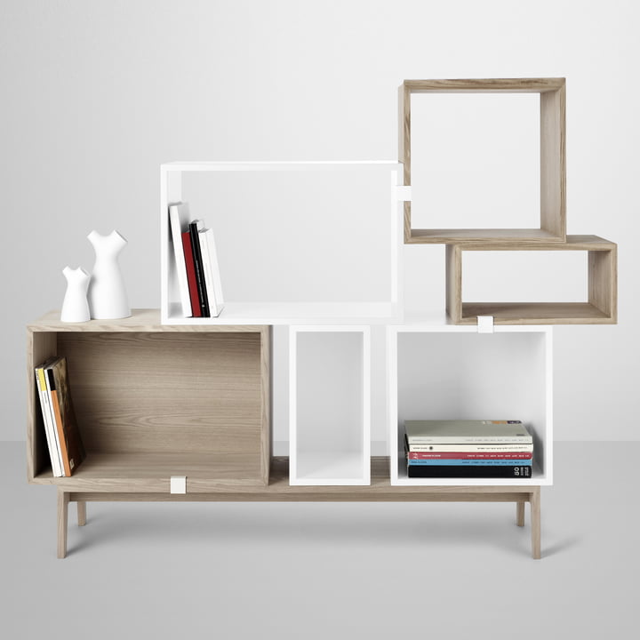 Muuto - Stacked reolsystem med podium