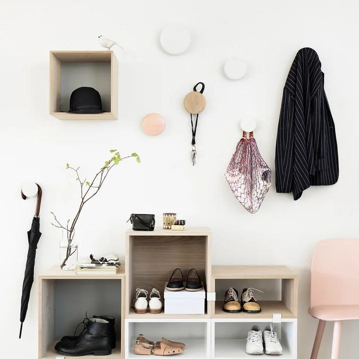Vægkroge " The Dots " sæt med 5 fra Muuto