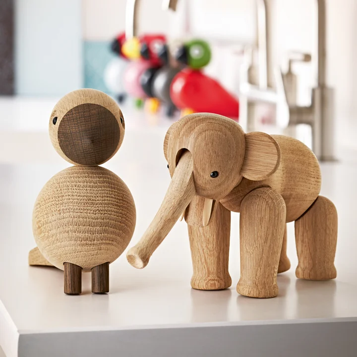 Træelefant og sangfugl af Kay Bojesen