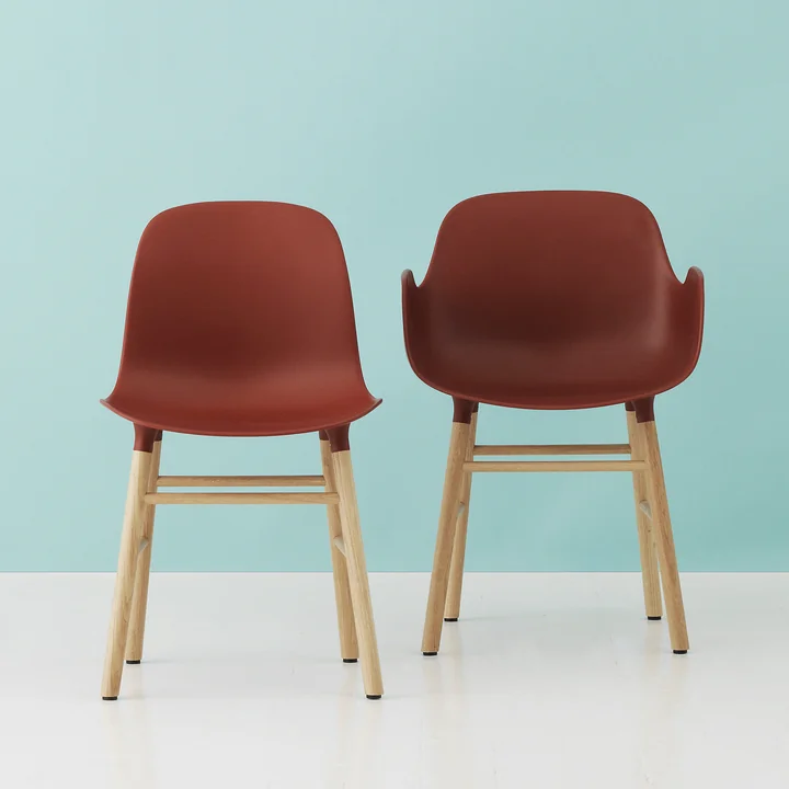 Form Armchair fra Normann Copenhagen i rød