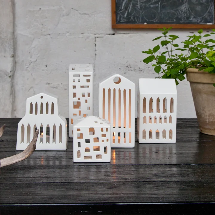 Urbania fyrfadslyshuse fra Kähler Design