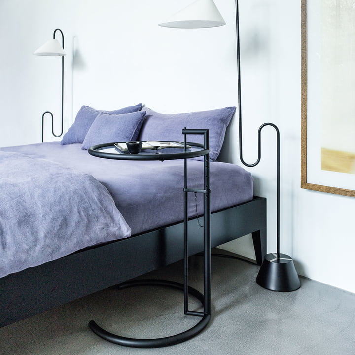 ClassiCon – justerbart bord E 1027 i sort udgave