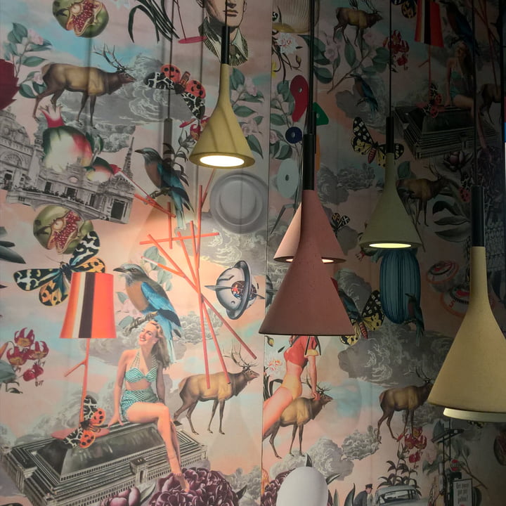 Aplomb LED udendørslampe fra Foscarini i salviegrøn